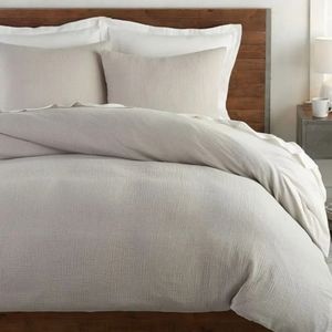 Soft Cotton Shams - Natural king